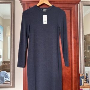 French Connection Navy Long Sleeve Dress